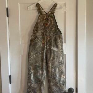 Kids Camouflage Carhartt Bibs